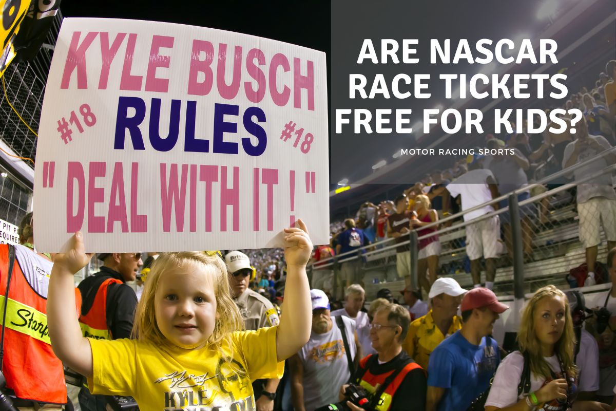 Are NASCAR Race tickets Free for Kids
