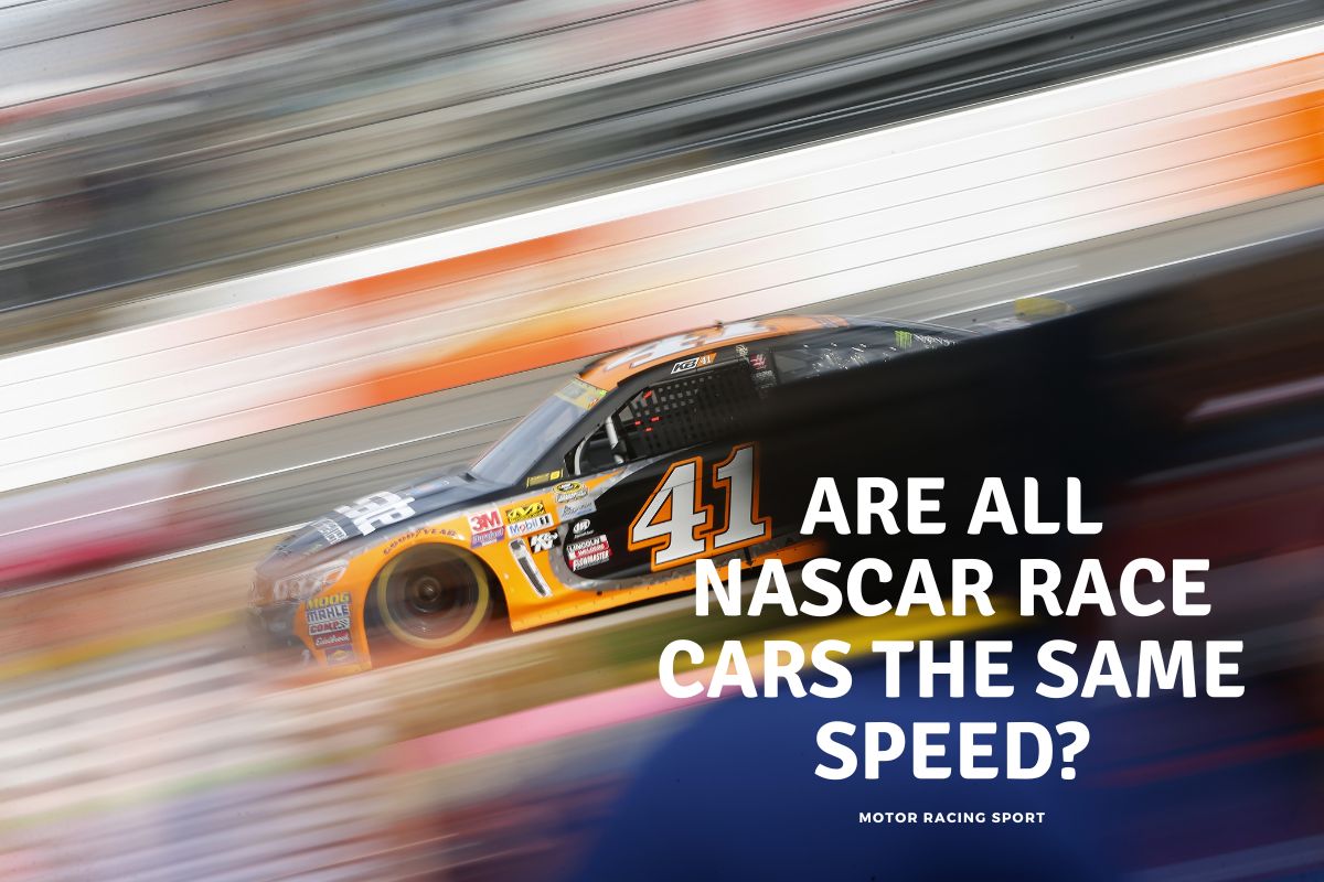 Are All NASCAR Race Cars the Same Speed