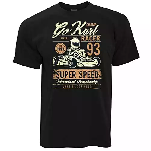 Retro Art Go Karting T-Shirt