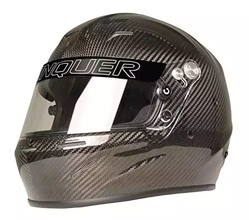 Conquer Carbon Fiber Full Face Racing Helmet