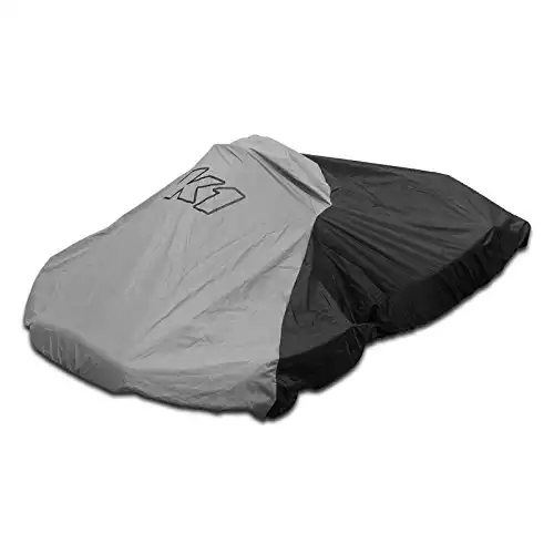 thumbnail image 2 of Tony Kart Go Kart Cover – Waterproof – White And Green – Pro Kart Size 2 of 3