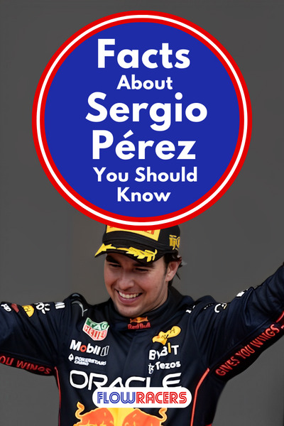 Sergio Perez celebrating on the Monaco podium in his Red Bull racing suit with the first place trophy after winning the race in 2022, Facts About Sergio Perez You Should Know