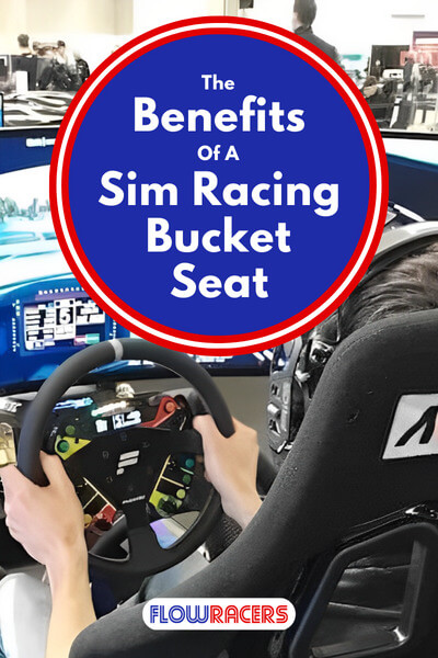 Fanatec sim racing bucket seat being used as part of a sim racing rig with an ultrawide monitor, Fanatec DD2 wheel base, and CSL steering wheel with the Endurance Button Module, The Benefits Of A Sim Racing Bucket Seat