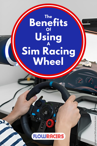 A person playing a Gran Turismo sim racing game using a Logitech G29 steering wheel and a VR headset with a single monitor on their desk, The Benefits Of Using A Sim Racing Wheel