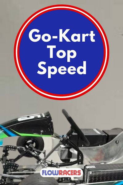 Blue and black racing go-kart on a kart stand, Go-Kart Top Speed