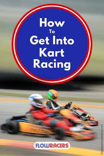 2 kart drivers racing each other side by side on a track, both of them driving orange go-karts, How To Get Into Kart Racing