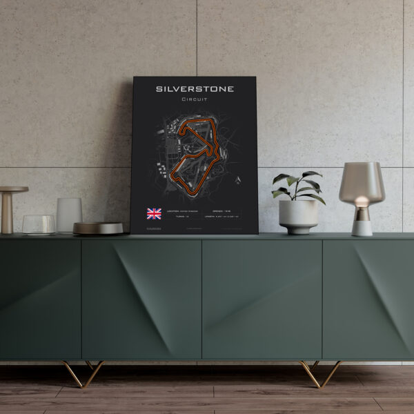 Silverstone Race Track Poster - Image 2