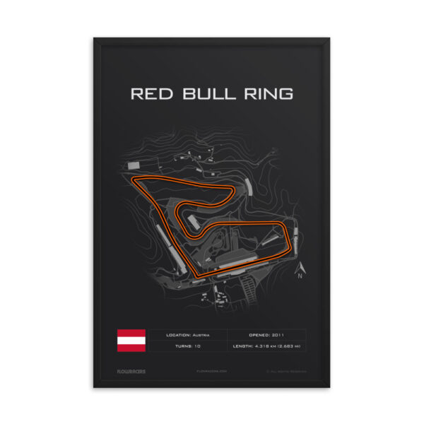Red Bull Ring Race Track Poster