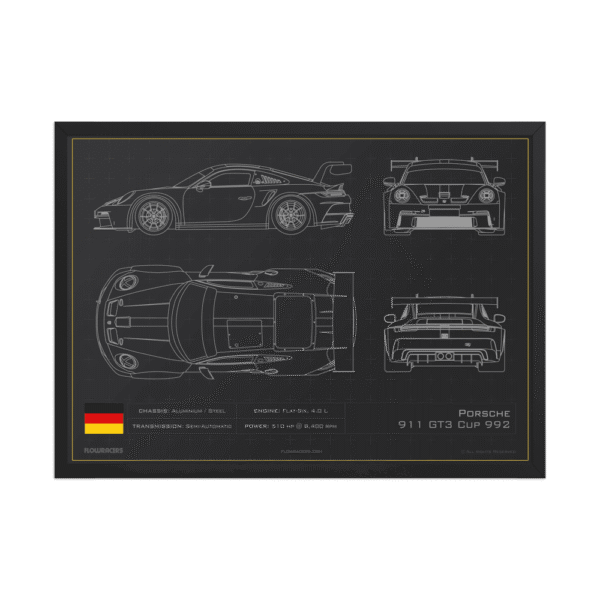 Porsche 911 GT3 Cup 992 Poster